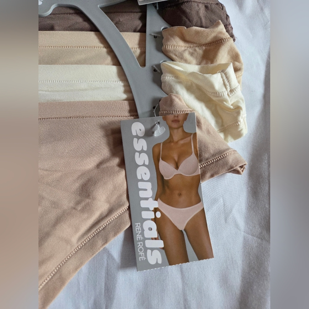 Essentials Rene Rofe Multi-Color Thong Set Size XL New - Picture 2 of 12